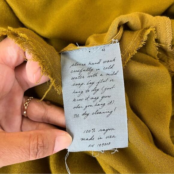 Raquel Allegra Mustard Shift Dress - Picture 9 of 9